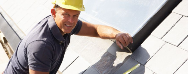 Roofer Working