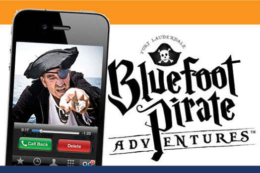 Business Voicemail Greeting for Bluefoot Pirates