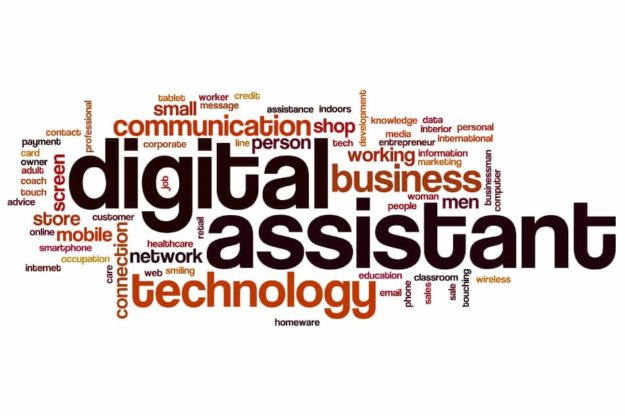 virtual assistant word cloud